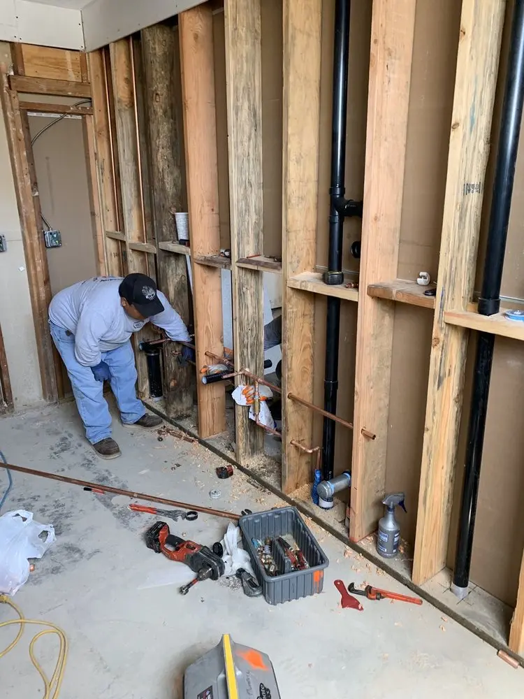 Commercial rough-in plumbing for Gas Line Repair in Saint Martin